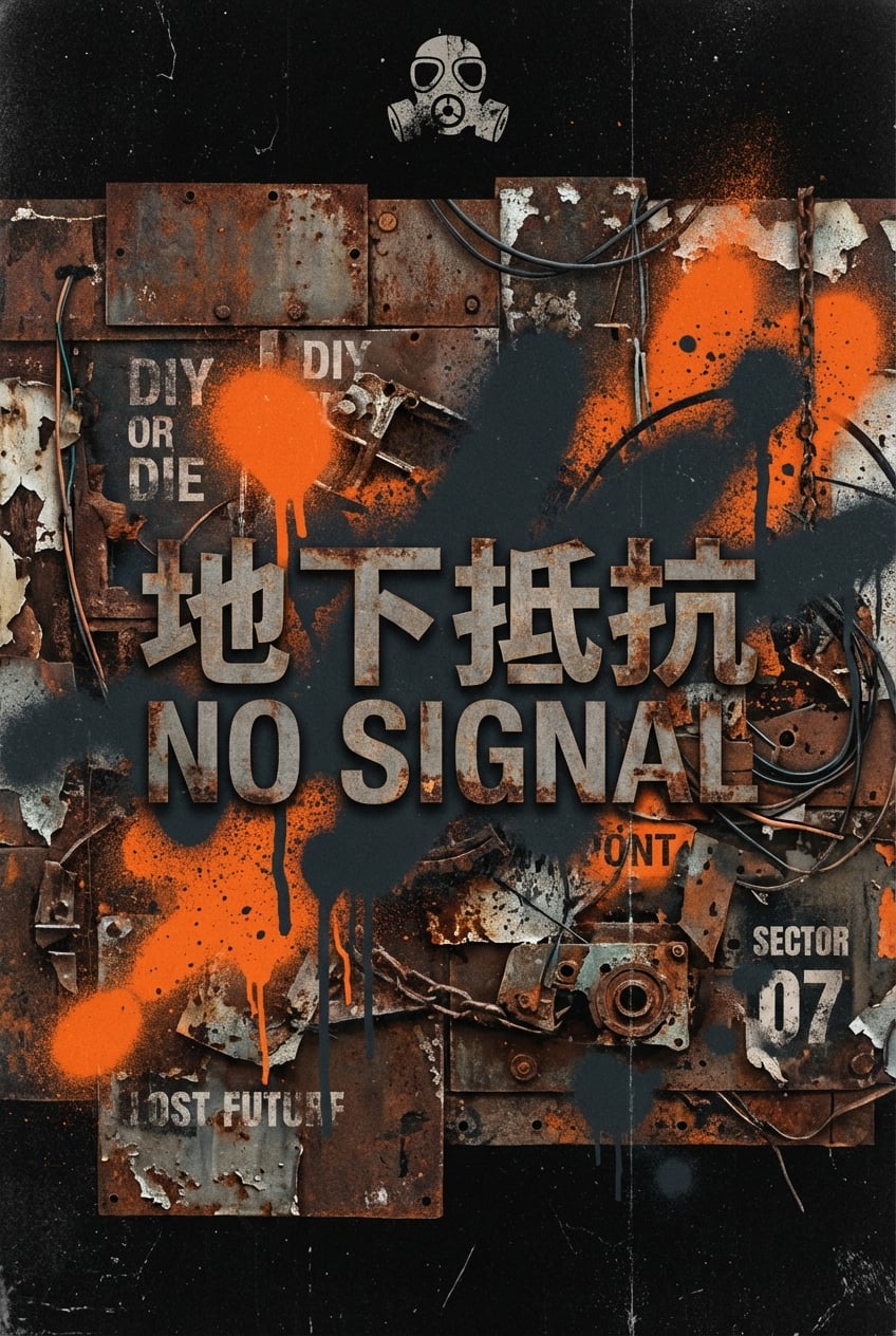 Grunge Portfolio - for wall decoration | poster.sh