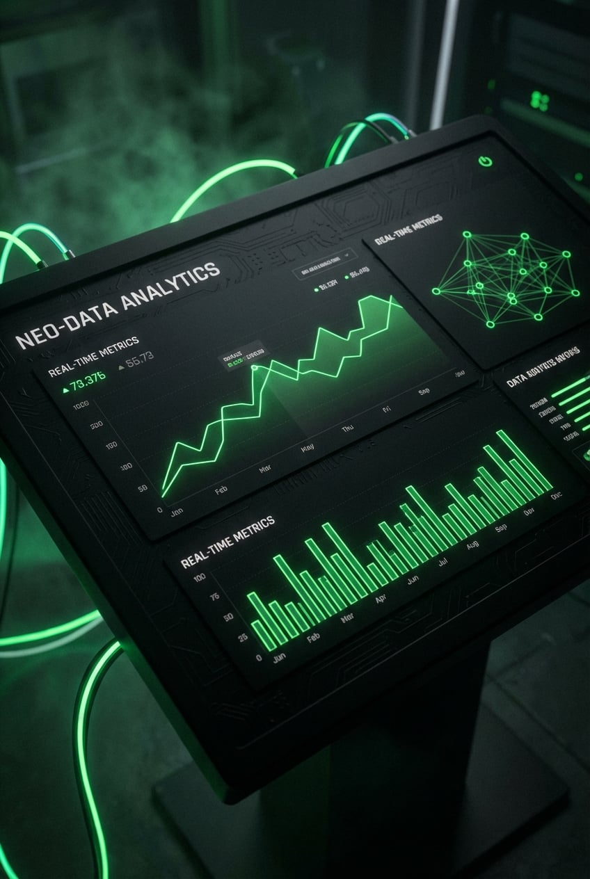 Dark Mode Infographic - for technology branding | poster.sh
