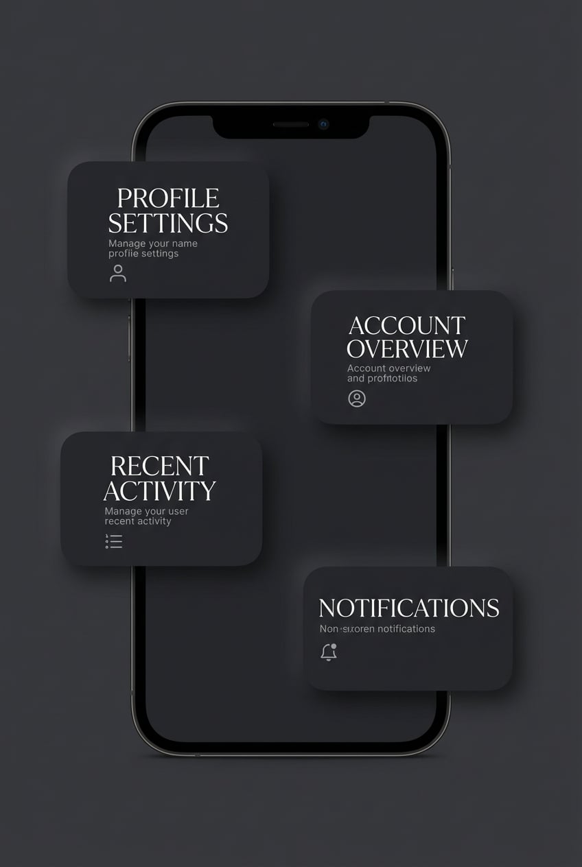 Dark Mode Corporate - for wall decoration | poster.sh