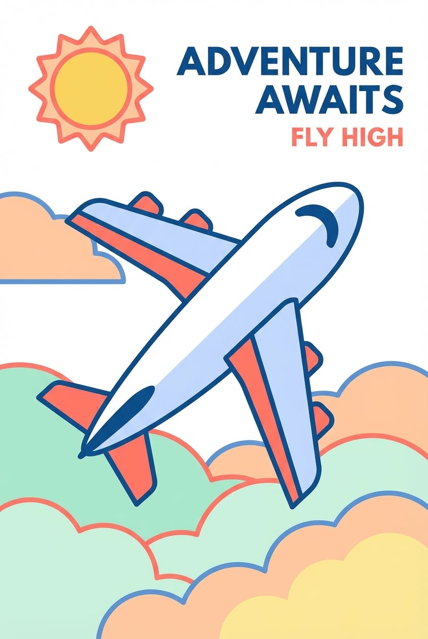 Flat Design Illustration - for wall decoration | poster.sh