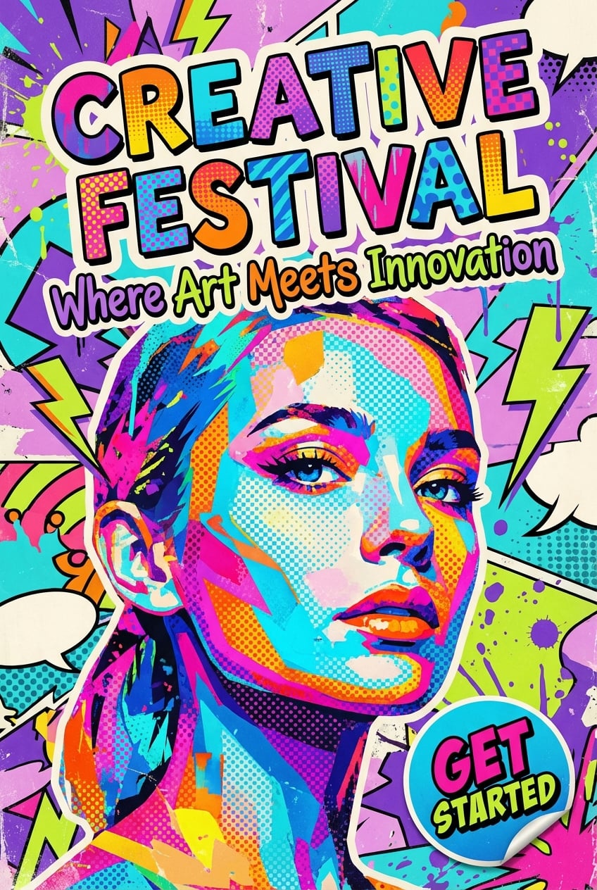 Pop Art Illustration - for wall decoration | poster.sh