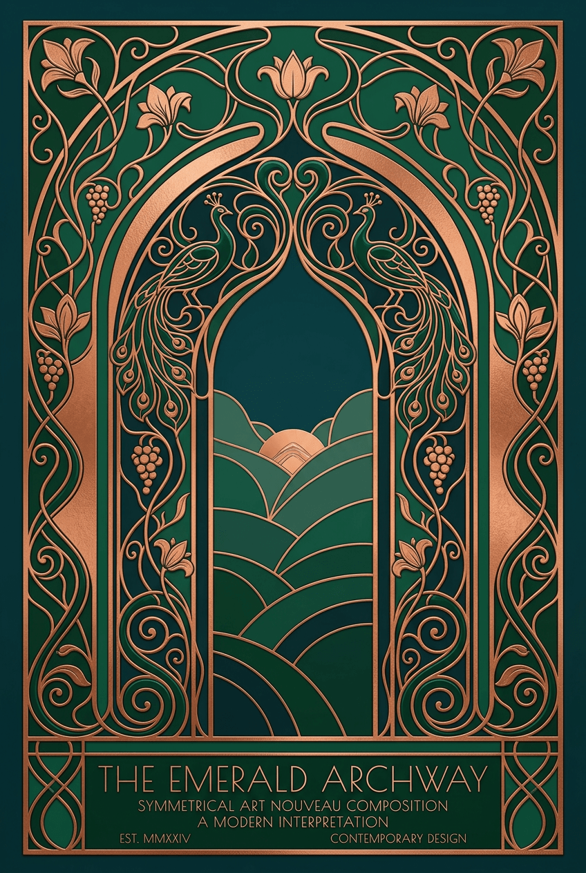 Contemporary Nouveau Gallery Art - for wall decoration | poster.sh