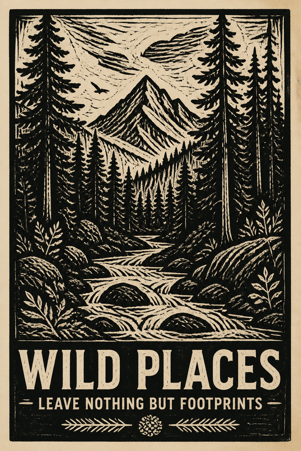 Linocut Portfolio - for wall decoration | poster.sh