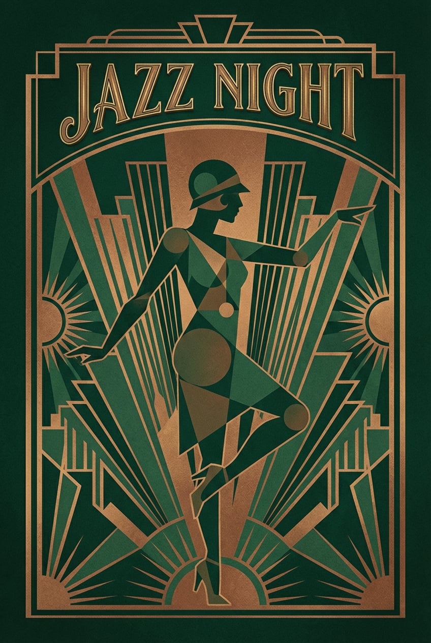 Art Deco Concert - for music events | poster.sh