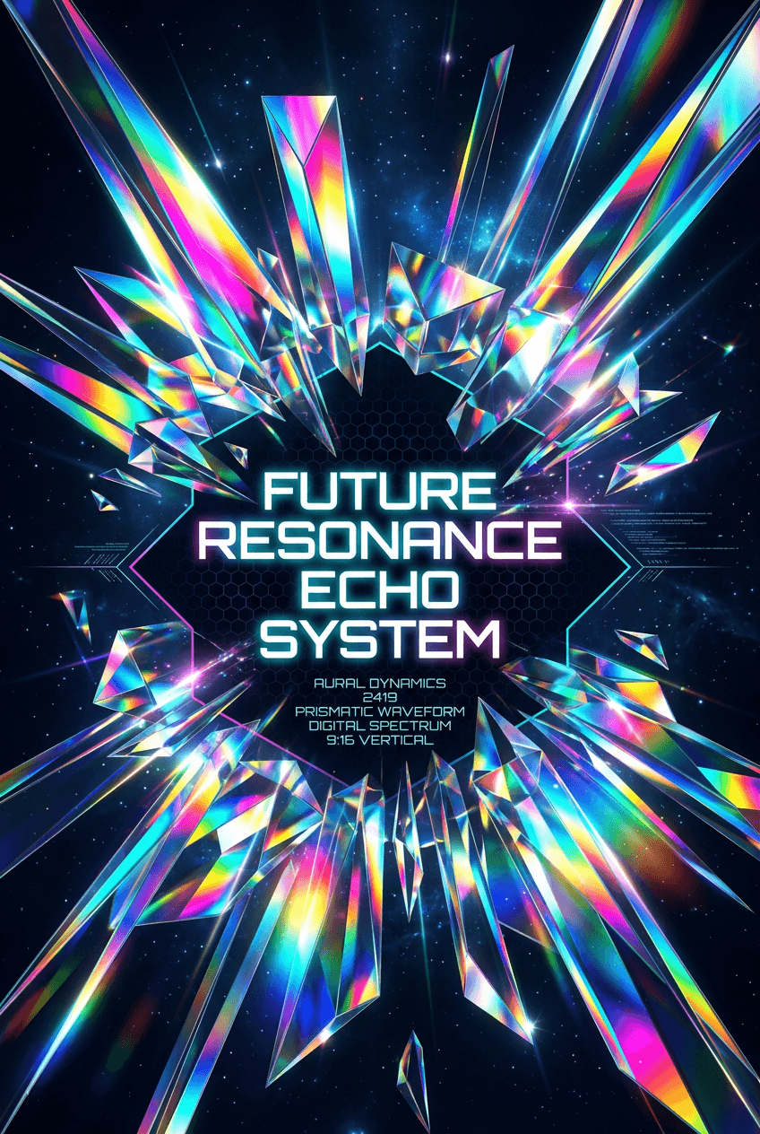 Holographic Digital Art - for online marketing | poster.sh