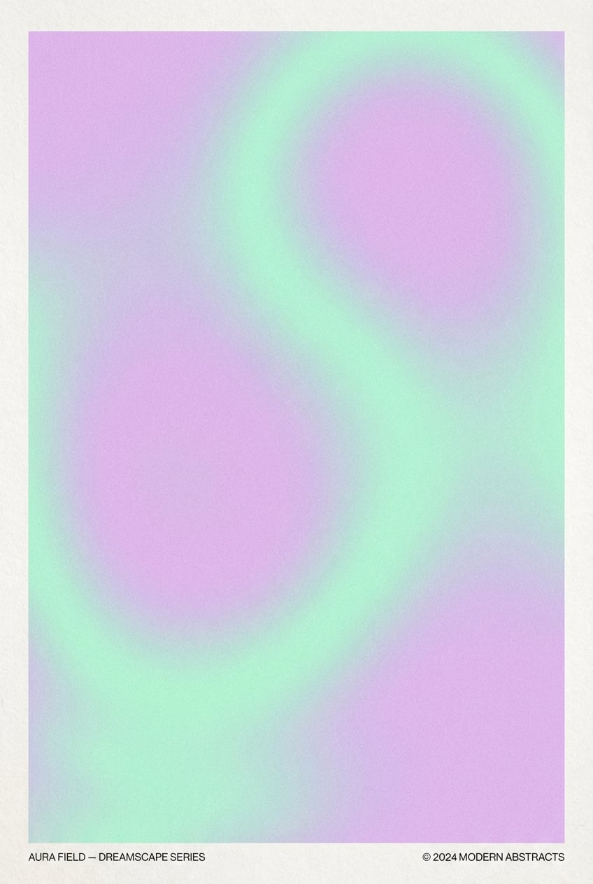 Aura Gradient Gallery Art - for wall decoration | poster.sh