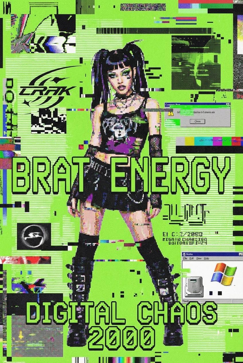 Brat Style Digital Art - for online marketing | poster.sh