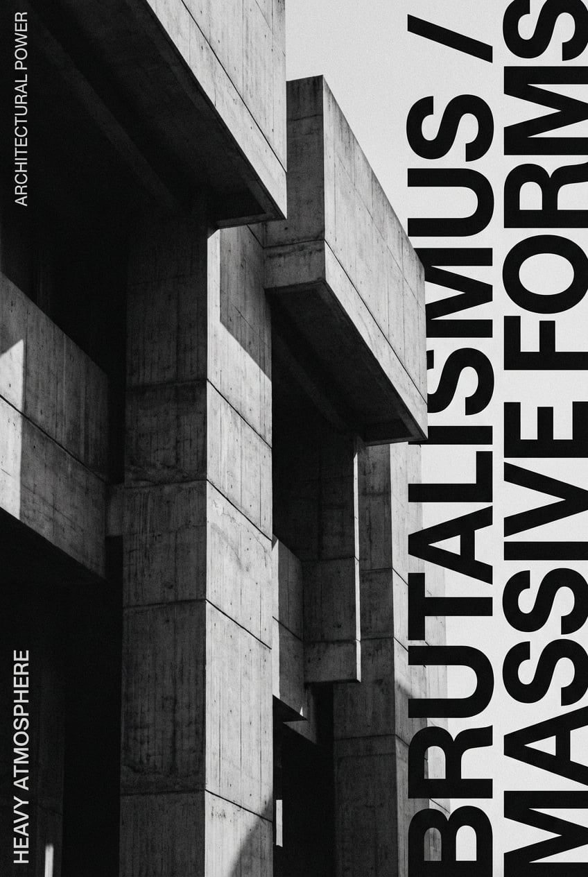 Brutalist Gallery Art - for wall decoration | poster.sh