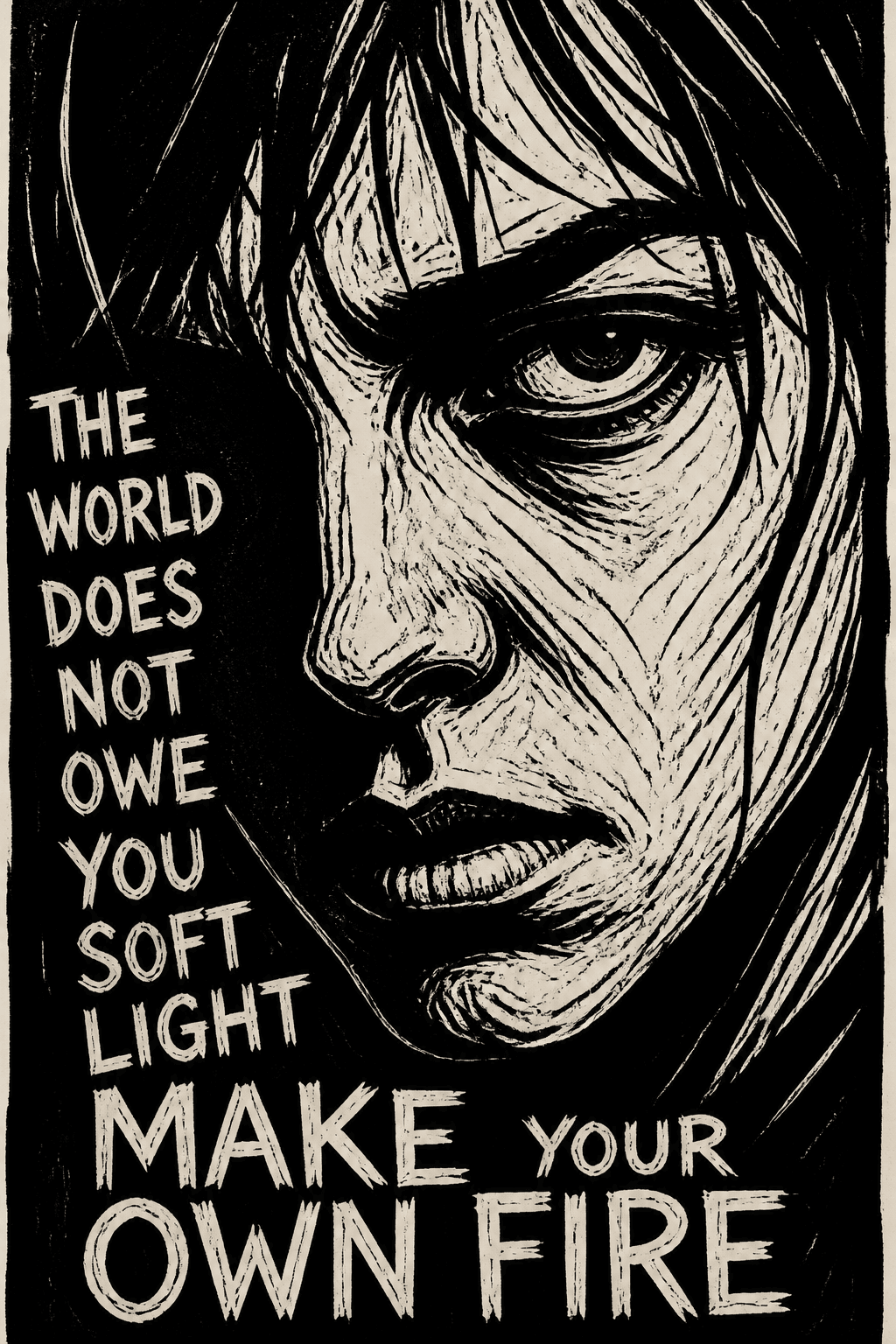 Linocut Portfolio - for wall decoration | poster.sh