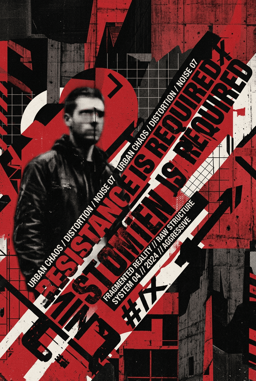 Brutalist Digital Art - for online marketing | poster.sh