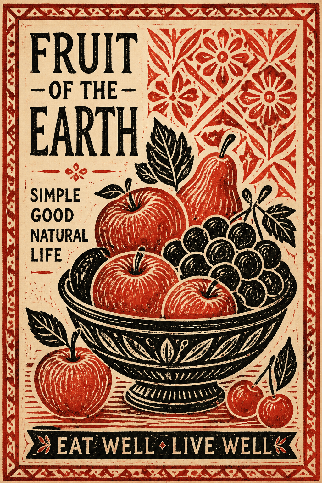 Linocut Portfolio - for wall decoration | poster.sh