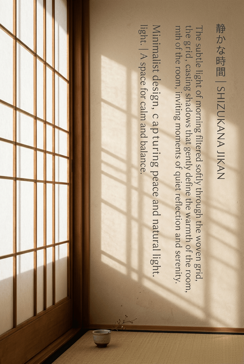 Japanese Minimalism Portfolio - for wall decoration | poster.sh