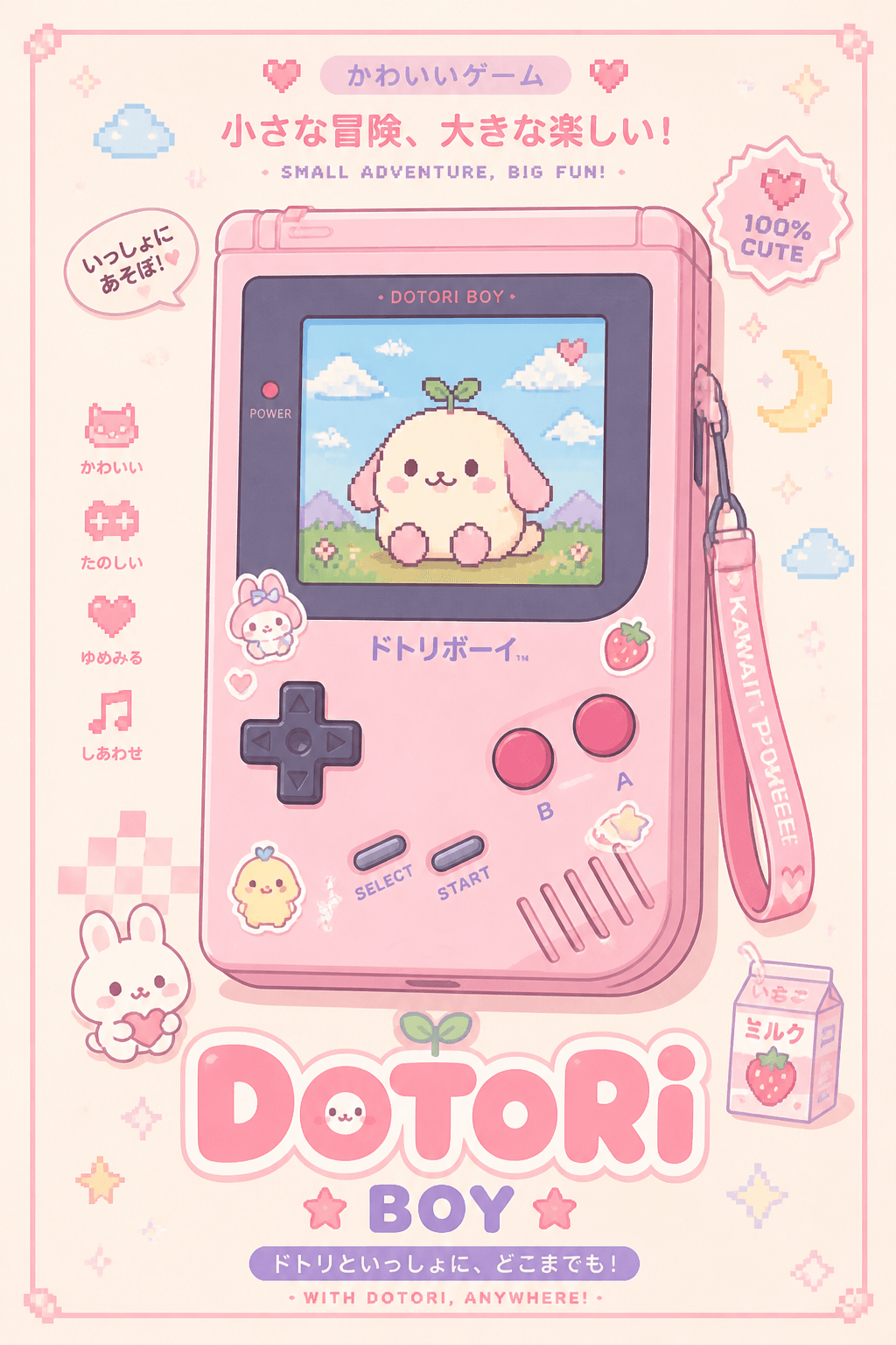 Kawaii Gaming - for wall decoration | poster.sh