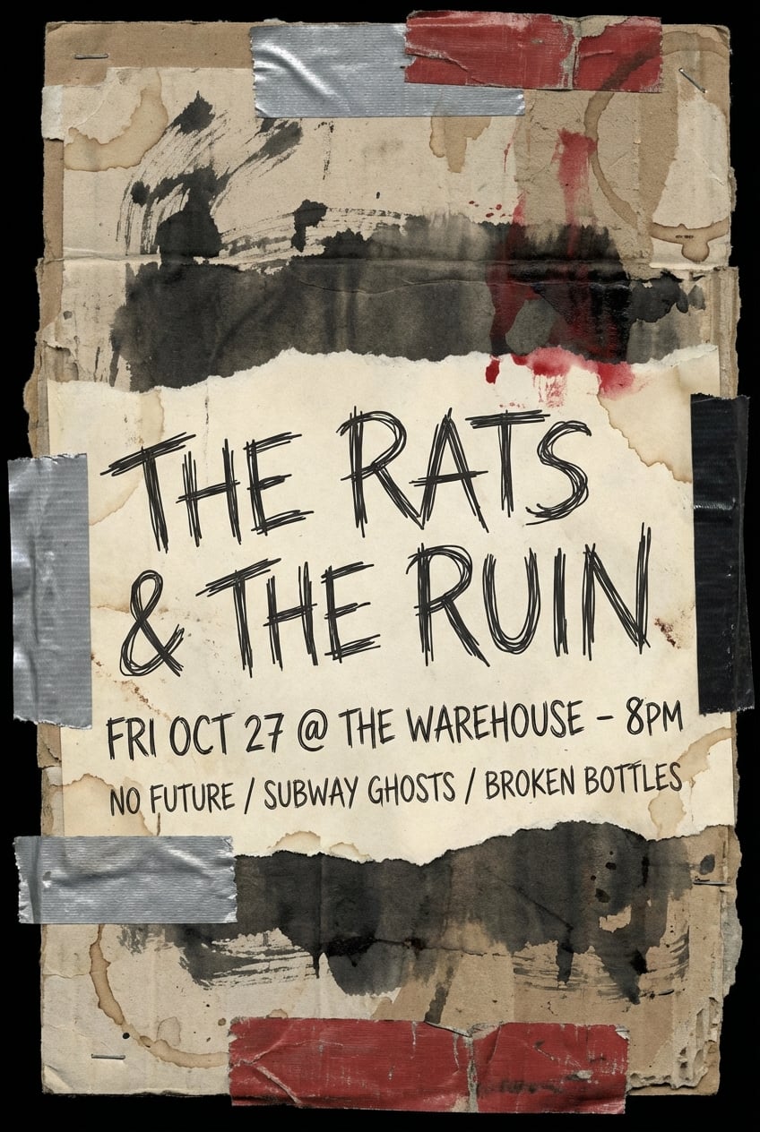 Analog Punk Concert - for music events | poster.sh