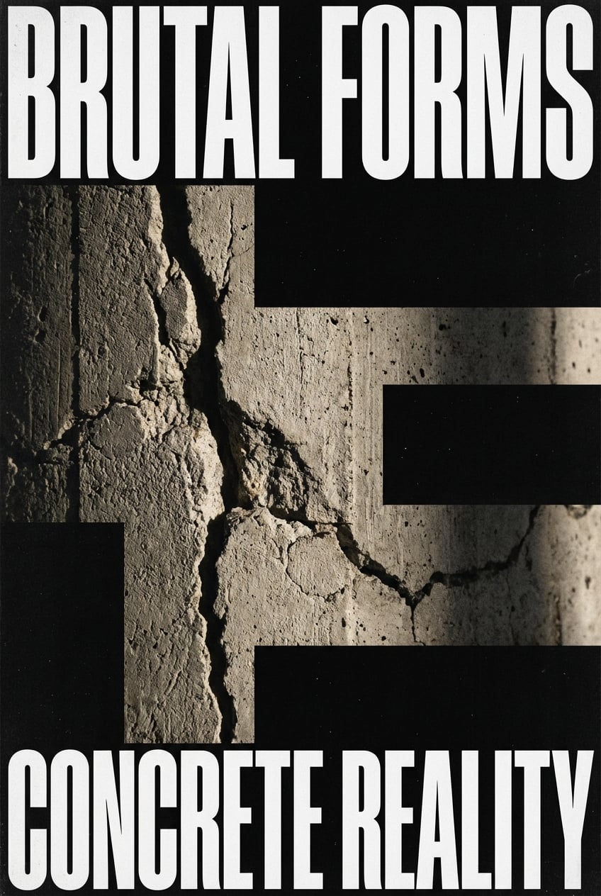 Brutalist Gallery Art - for wall decoration | poster.sh