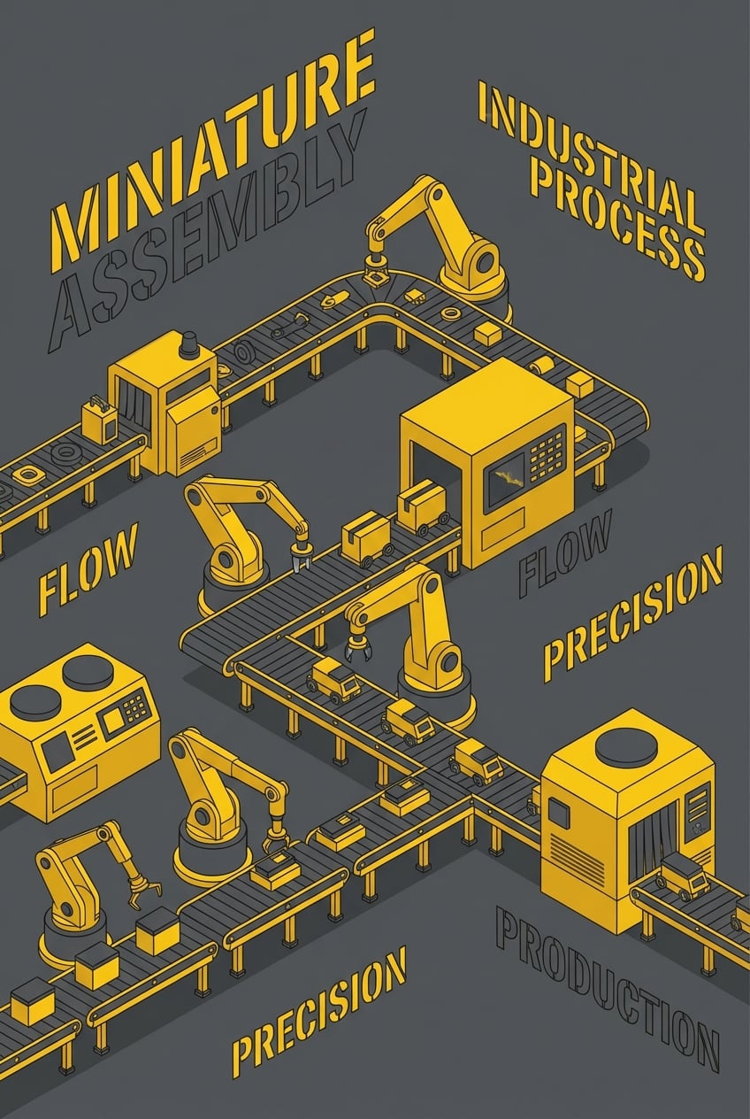 3d Isometric Service Display - for wall decoration | poster.sh