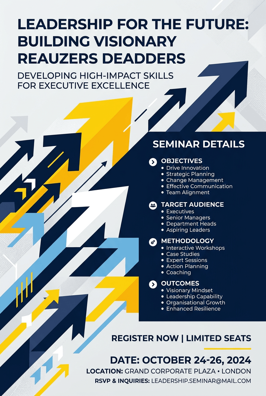 Corporate Clean Conference - for business events | poster.sh