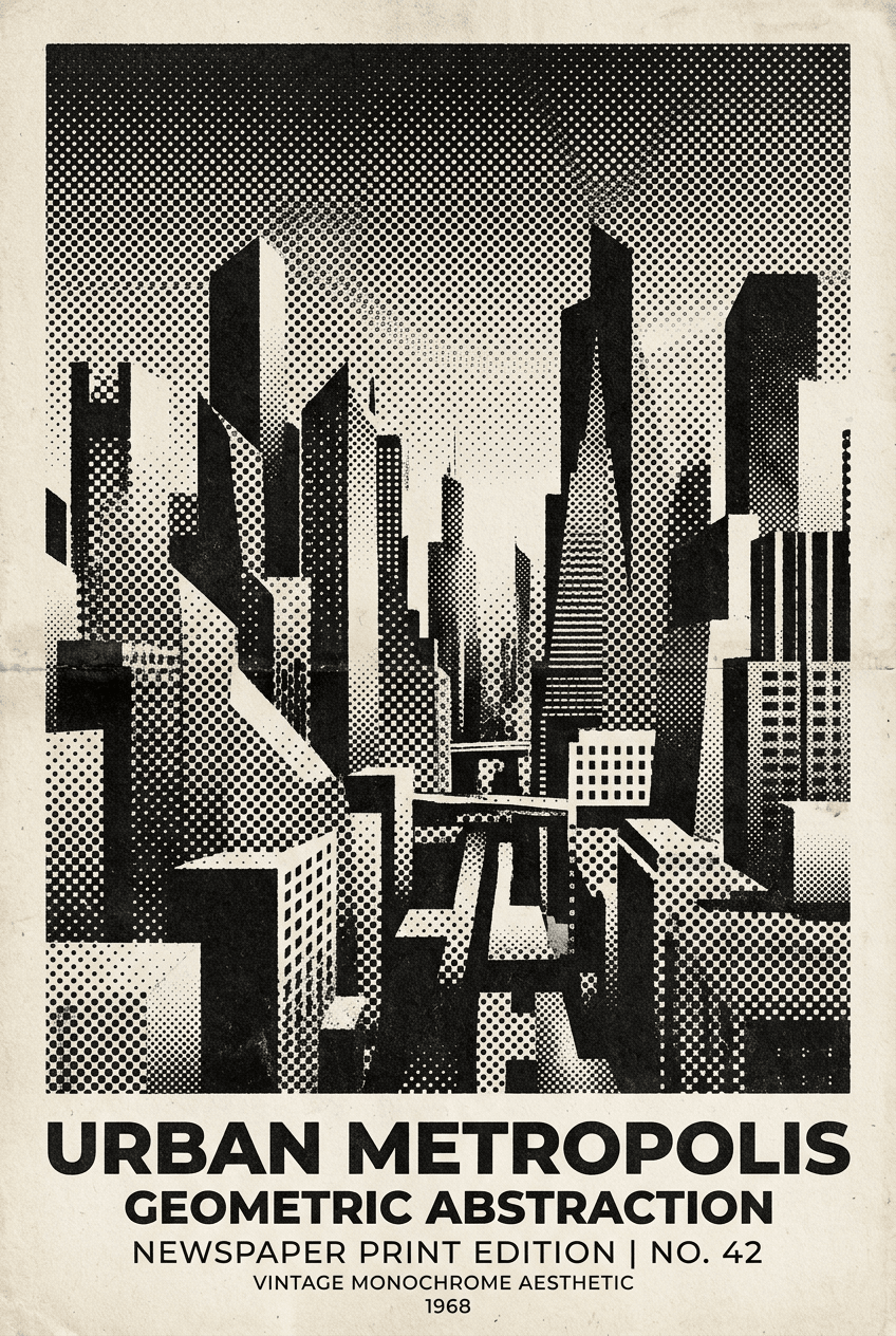 Halftone Portfolio - for printed materials | poster.sh