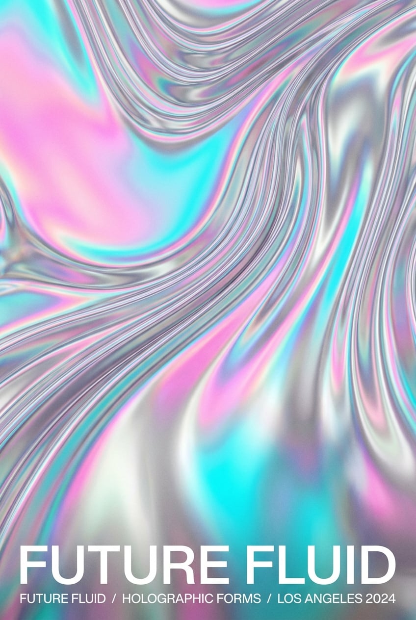 Holographic Digital Art - for online marketing | poster.sh