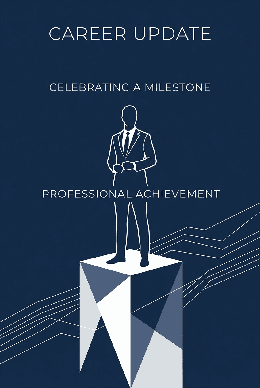 Minimalist Linkedin - for modern spaces | poster.sh