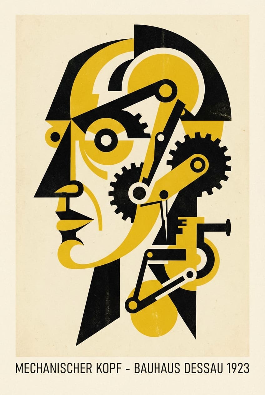 Printable Bauhaus German Yellow Art - for wall decoration | poster.sh