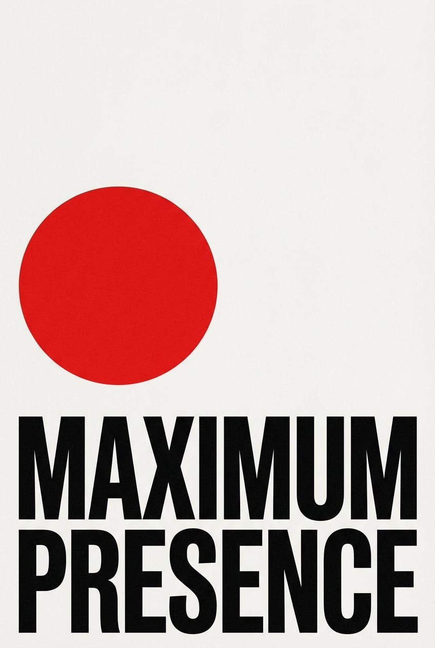 Bold Minimalism Typography - for wall decoration | poster.sh