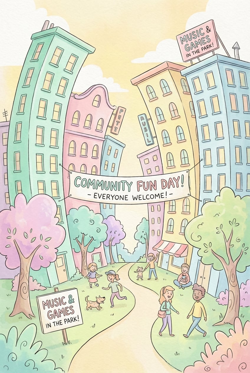 Cartoon Festival - for cultural events | poster.sh