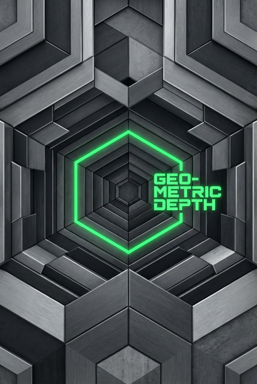 Geometric Complex Monochrome - for wall decoration | poster.sh