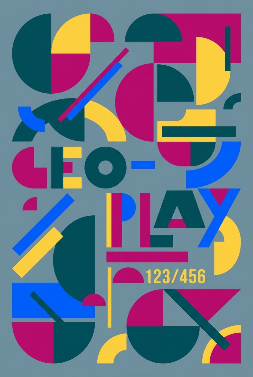 Printable Geometric Vibrant Poster - for wall decoration | poster.sh