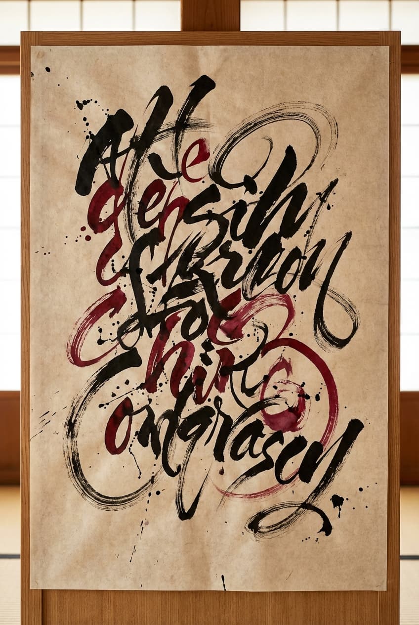 Hand Lettering Typography - for wall decoration | poster.sh