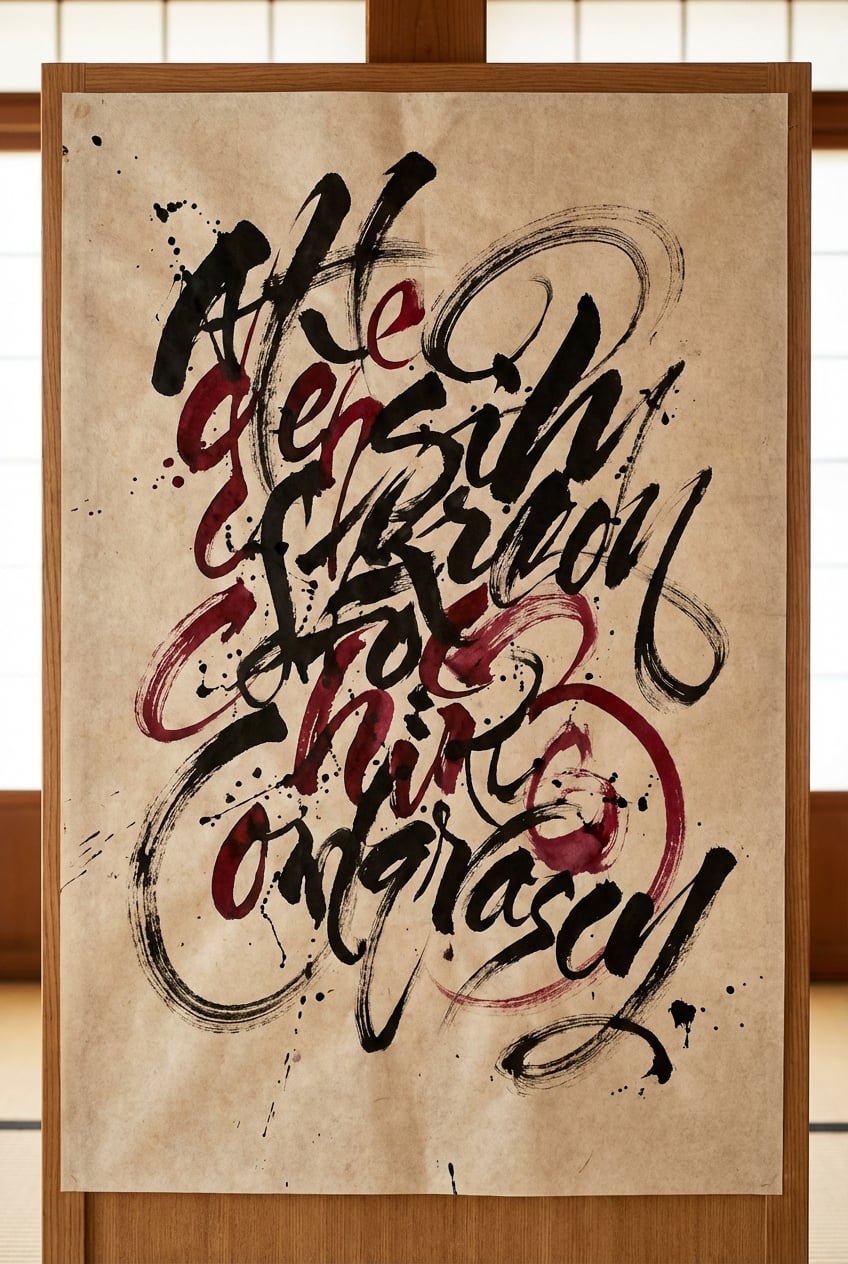 Hand Lettering Typography - for wall decoration | poster.sh