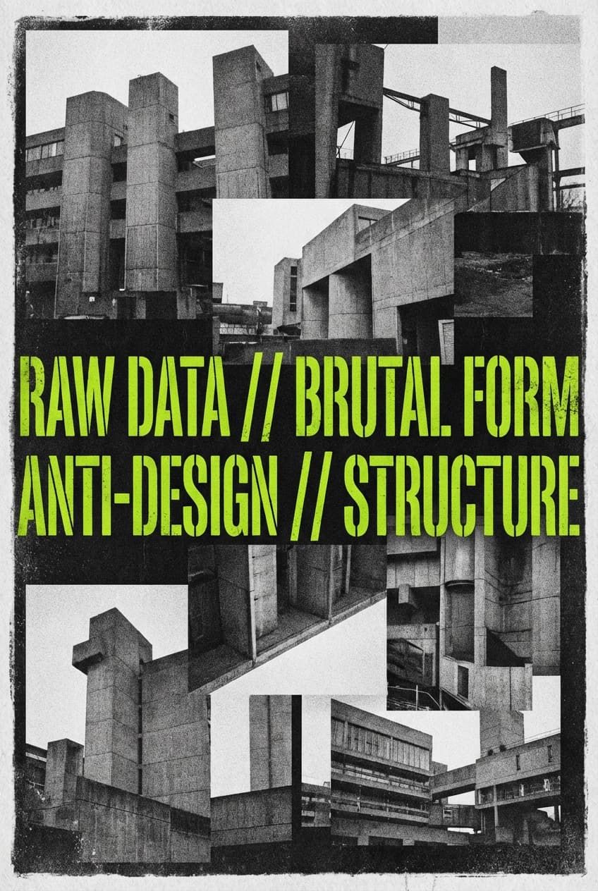 Neo Brutalism Raw Architectural Photo - for wall decoration | poster.sh