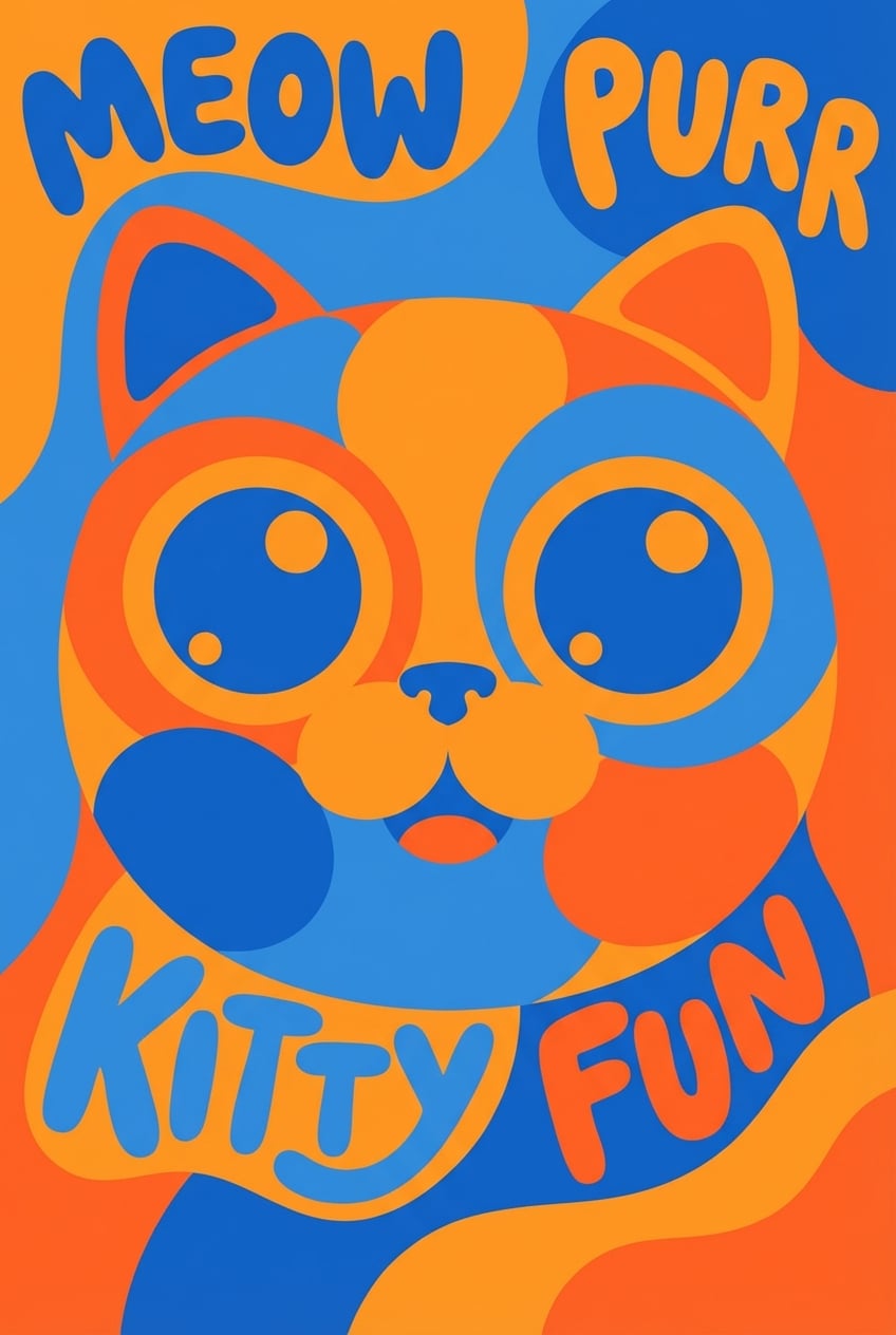 Playful Fun Illustration - for wall decoration | poster.sh