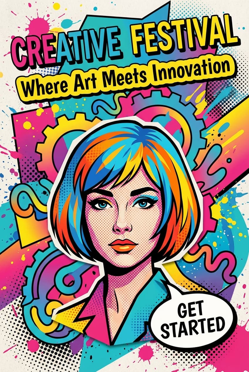 Pop Art Illustration - for wall decoration | poster.sh