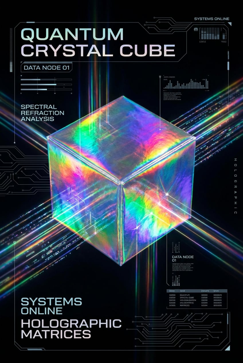 Holographic Digital Art - for online marketing | poster.sh