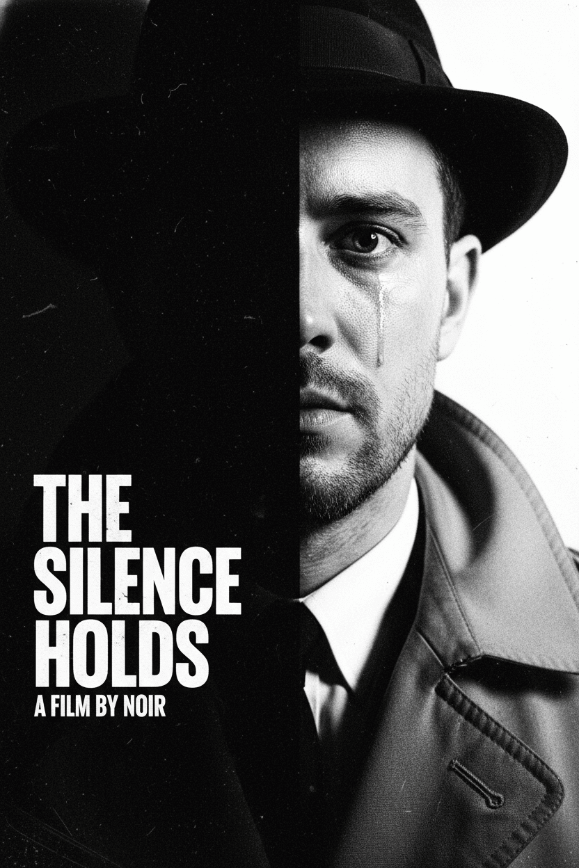 High Contrast Face Light Art - for online marketing | poster.sh