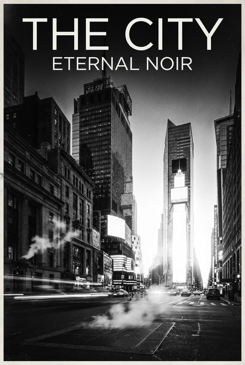 Black and White representative poster