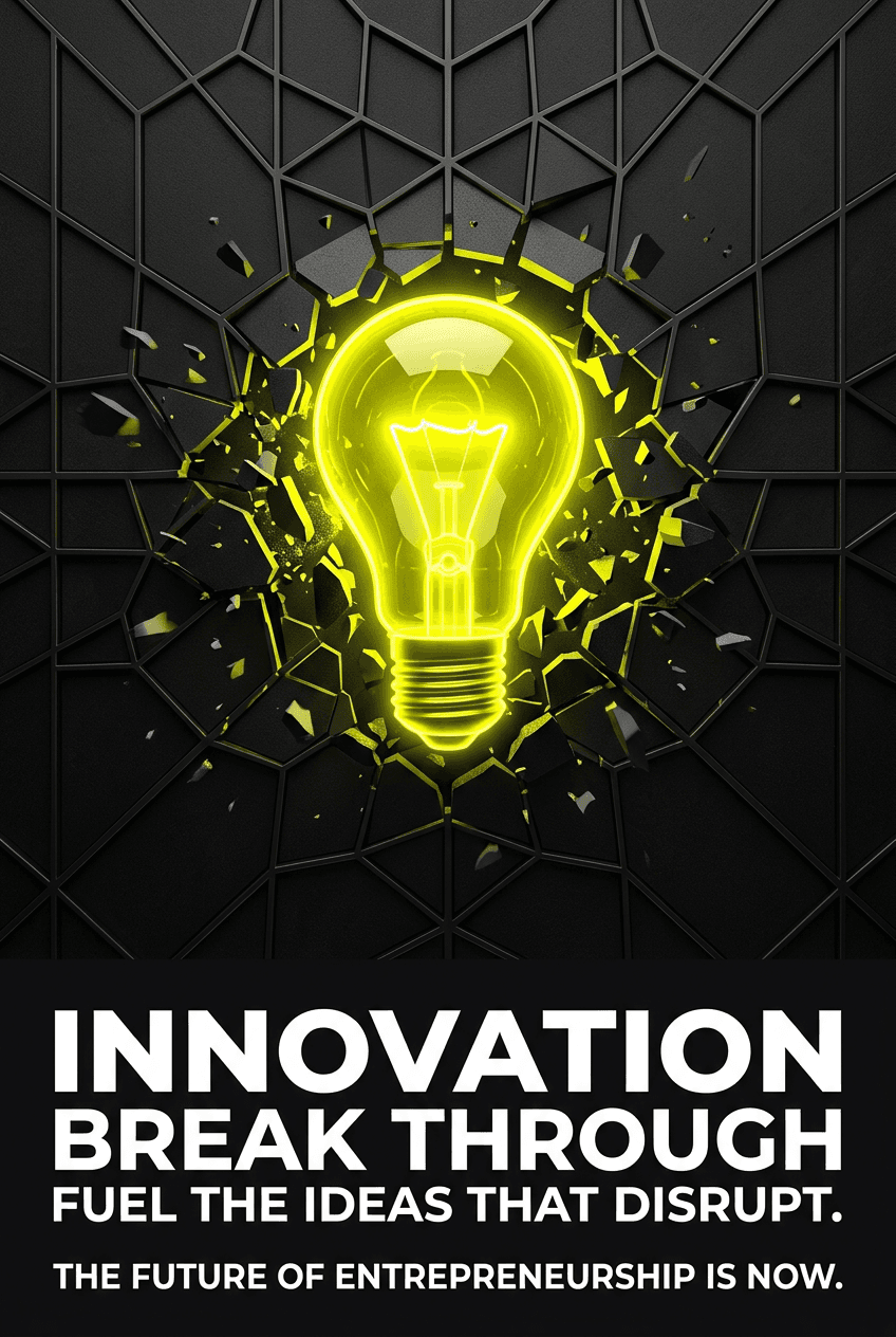 Bold Typography Product Launch - for wall decoration | poster.sh