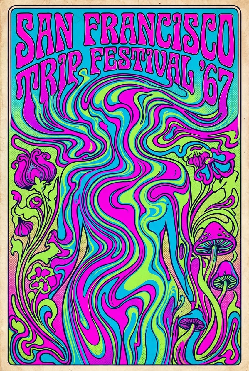 Psychedelic Gallery Art - for wall decoration | poster.sh