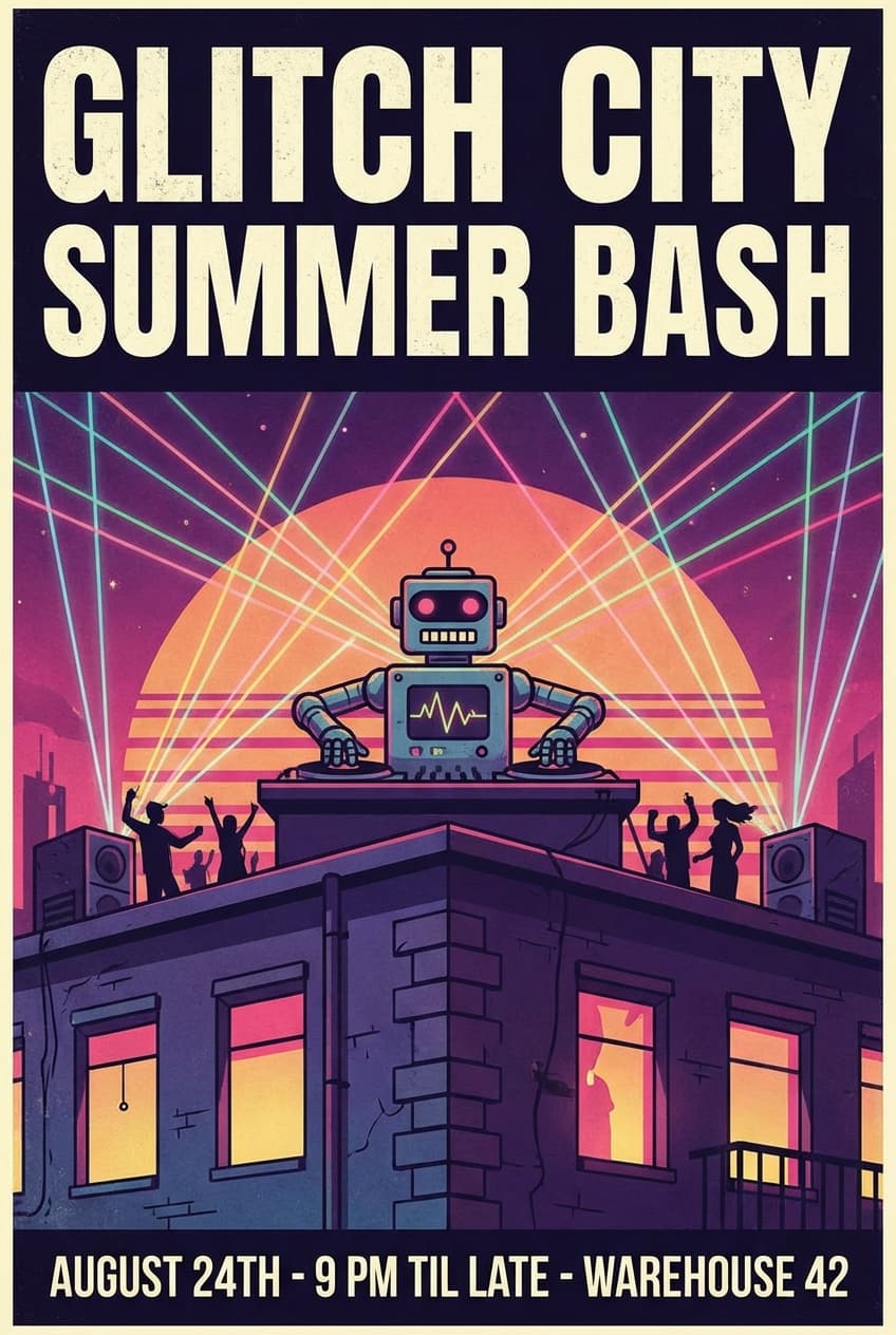 Party Party - for wall decoration | poster.sh