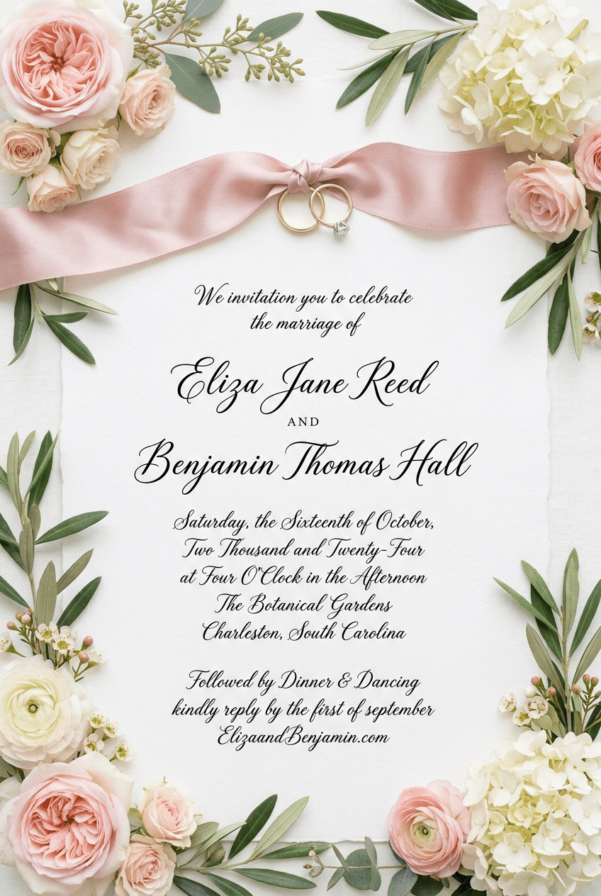 Minimalist Wedding - for modern spaces | poster.sh