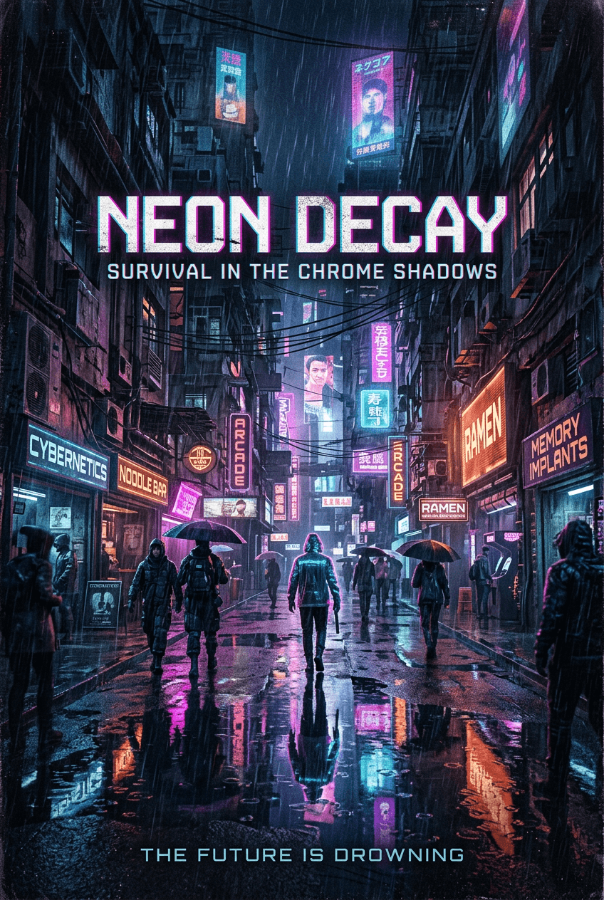 Cyberpunk Digital Art - for tech events | poster.sh