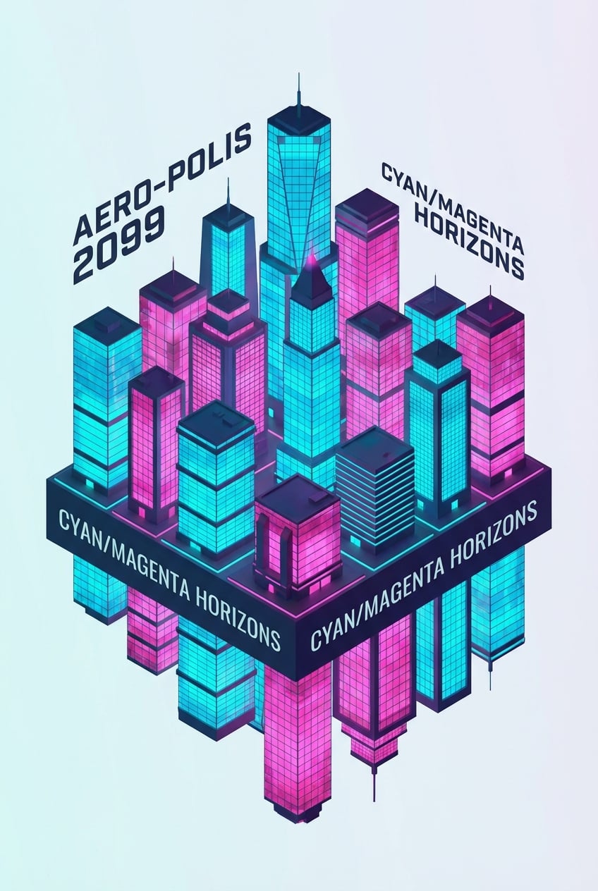 3d Isometric Typography - for wall decoration | poster.sh