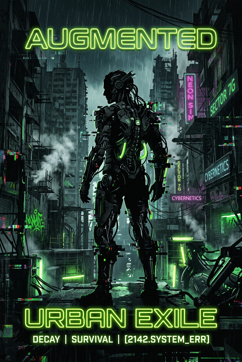 Cyberpunk Digital Art - for tech events | poster.sh