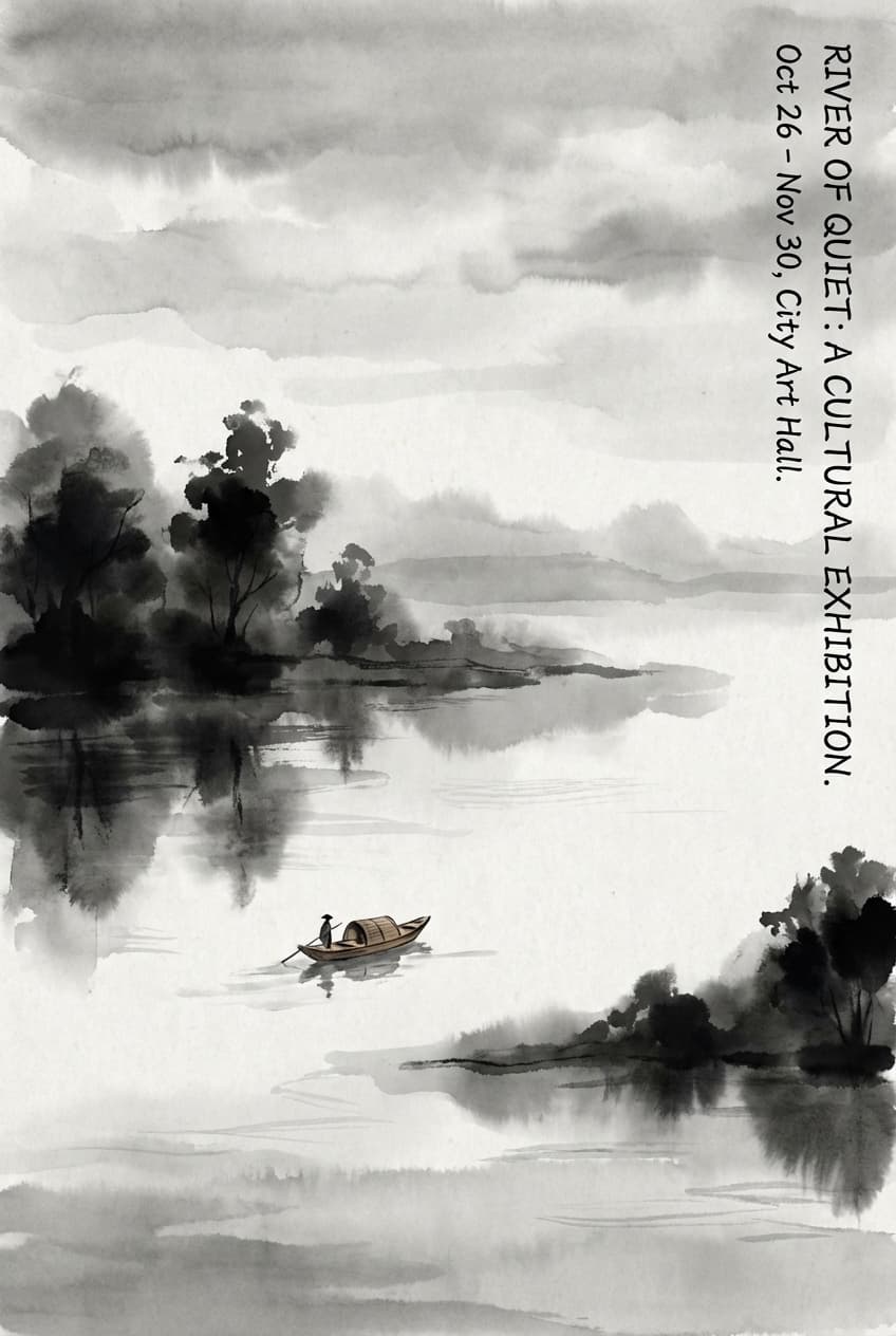 Traditional Landscape Painting representative poster