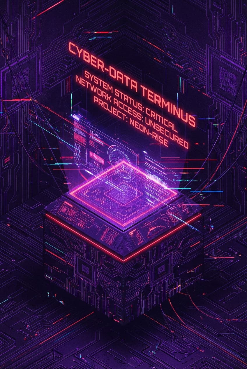 Cyberpunk Digital Art - for tech events | poster.sh